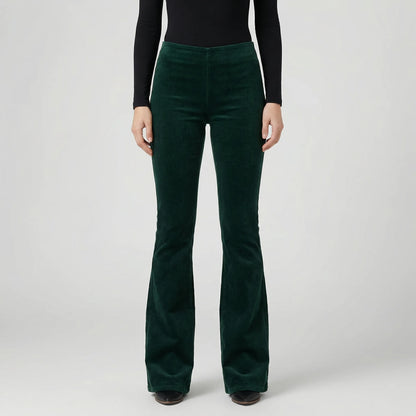 Flarova | High-Waist Flare Leg Trousers