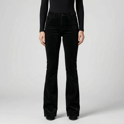 Flarova | High-Waist Flare Leg Trousers
