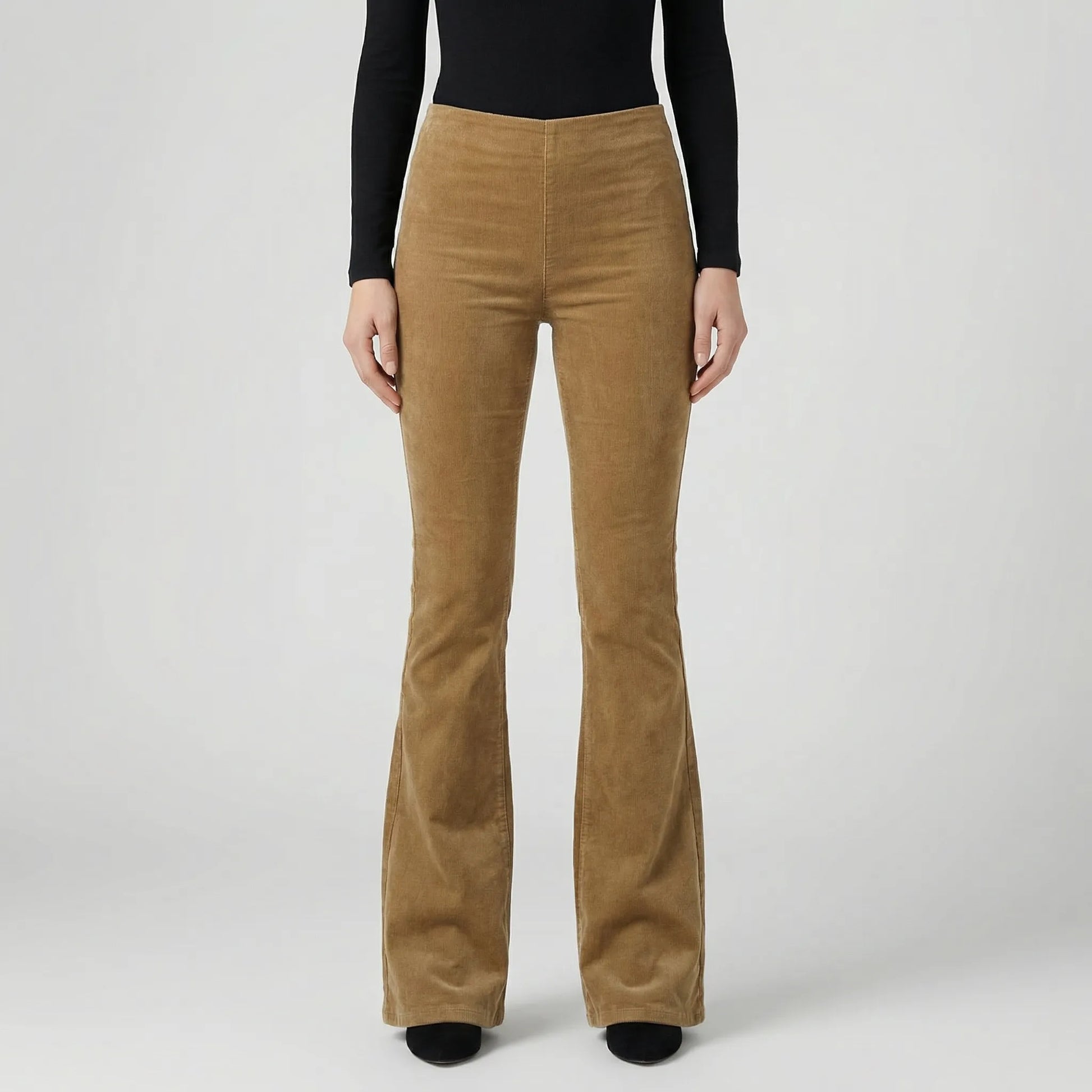 Flarova | High-Waist Flare Leg Trousers