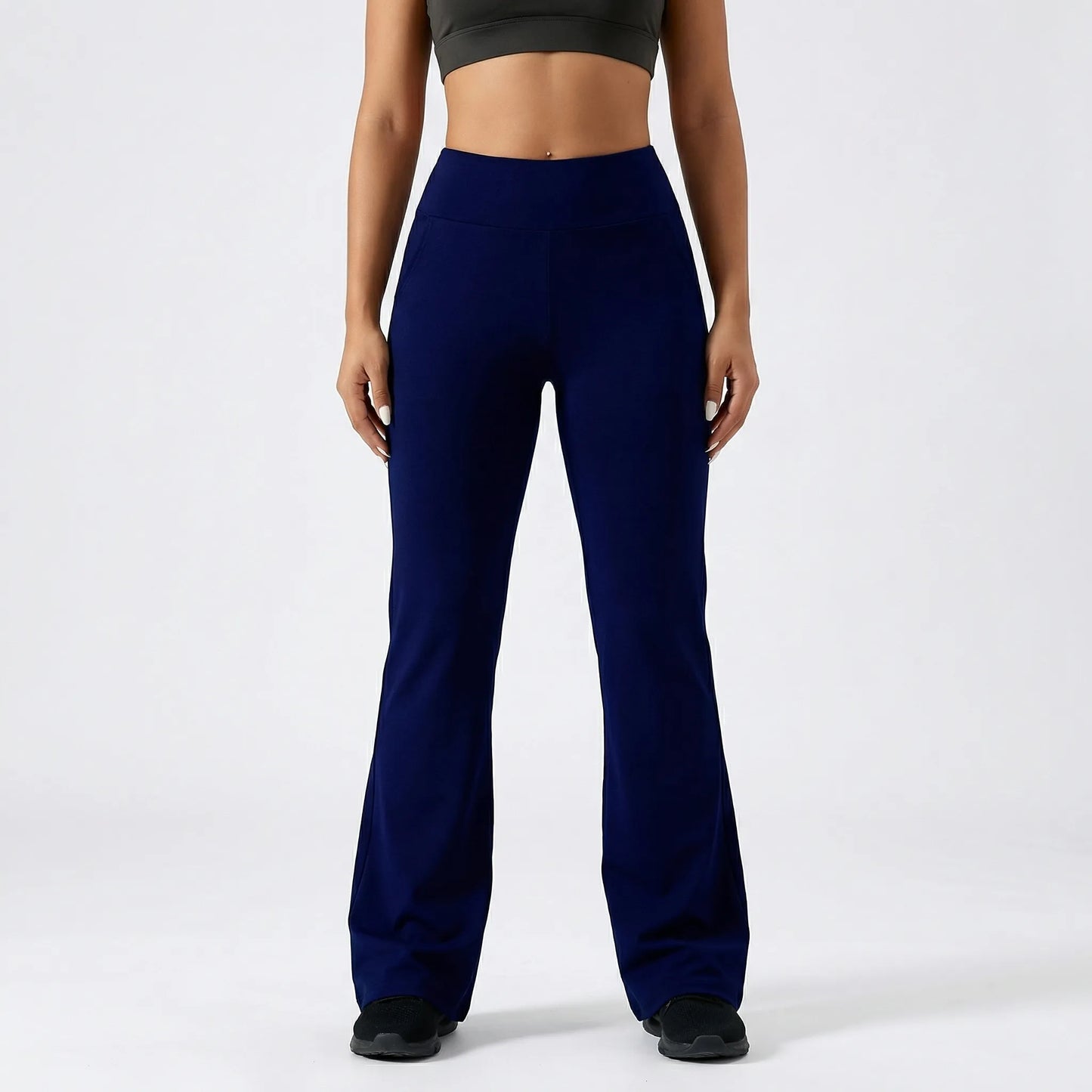 Flarvex | High-Waist Flared Stretch Trouser