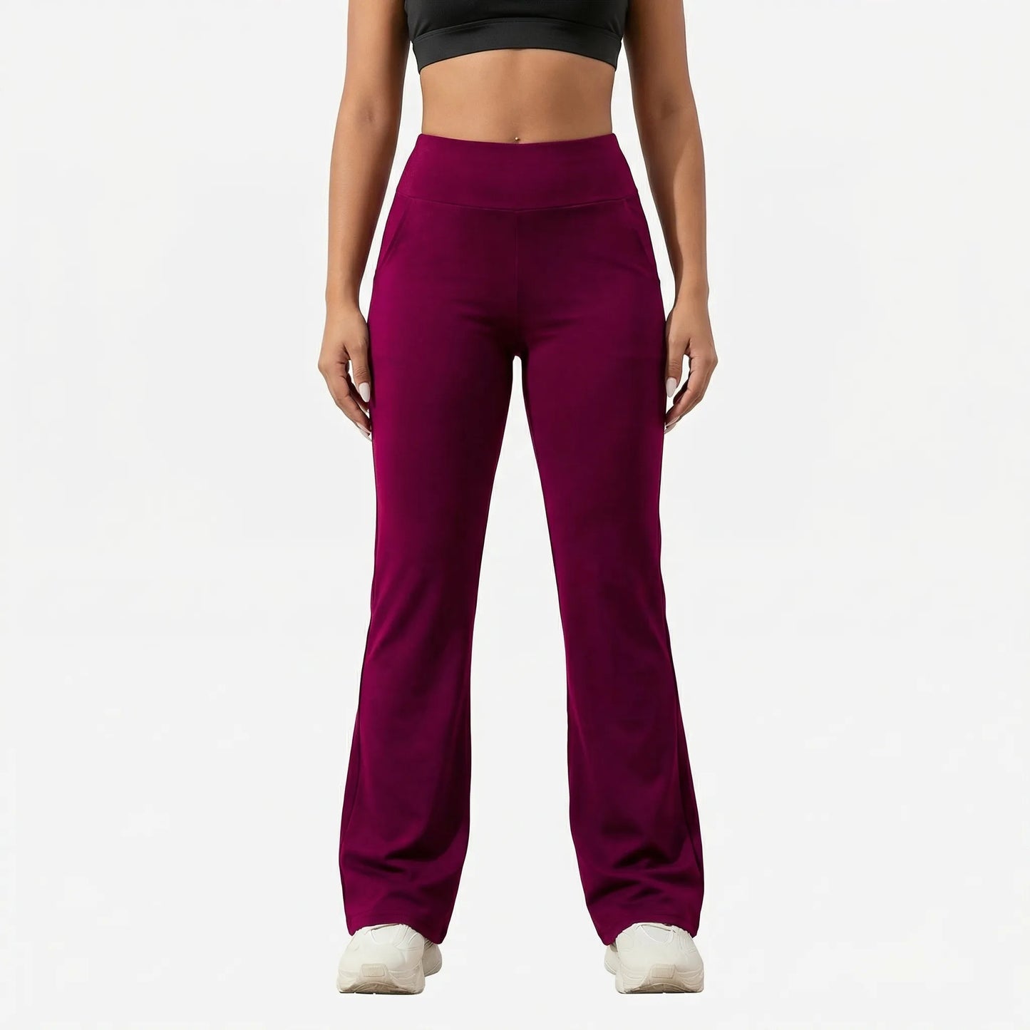 Flarvex | High-Waist Flared Stretch Trouser