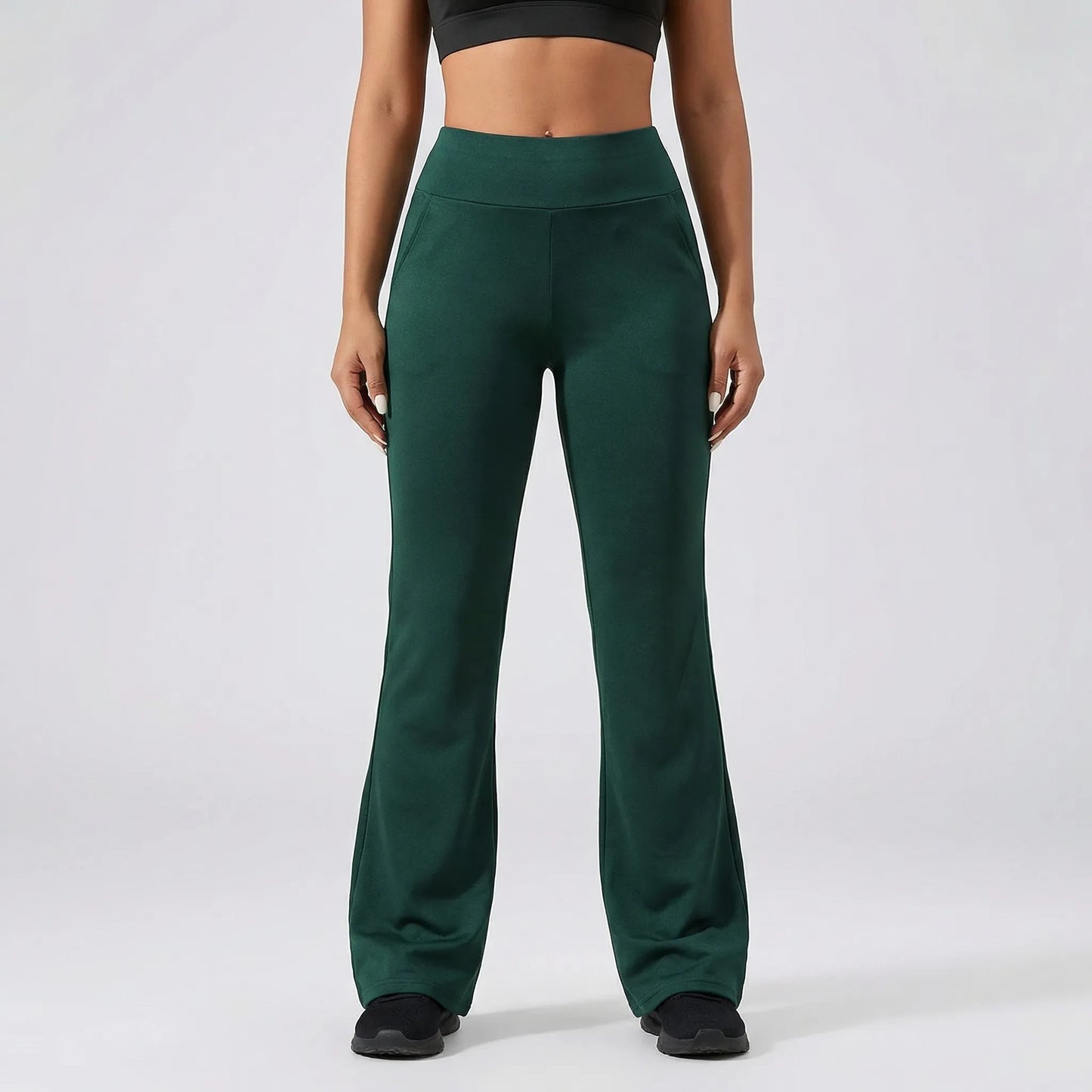 Flarvex | High-Waist Flared Stretch Trouser
