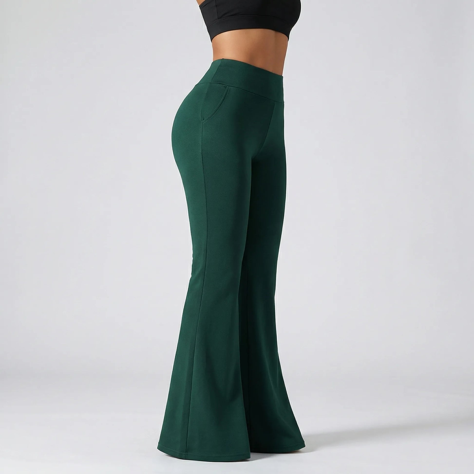 Flarvex | High-Waist Flared Stretch Trouser