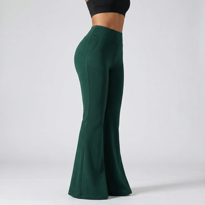 Flarvex | High-Waist Flared Stretch Trouser