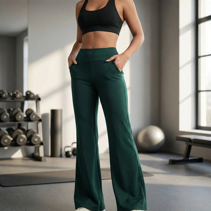 Flarvex | High-Waist Flared Stretch Trouser