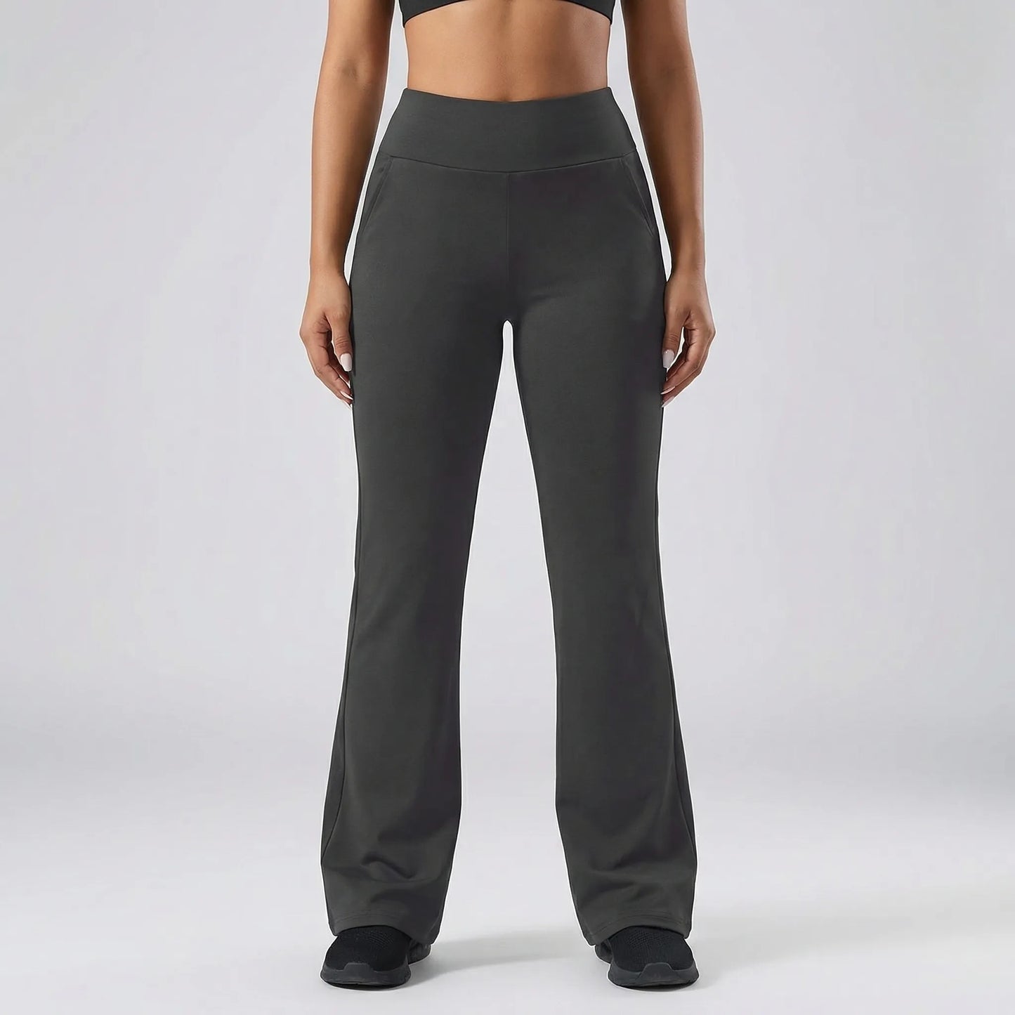 Flarvex | High-Waist Flared Stretch Trouser
