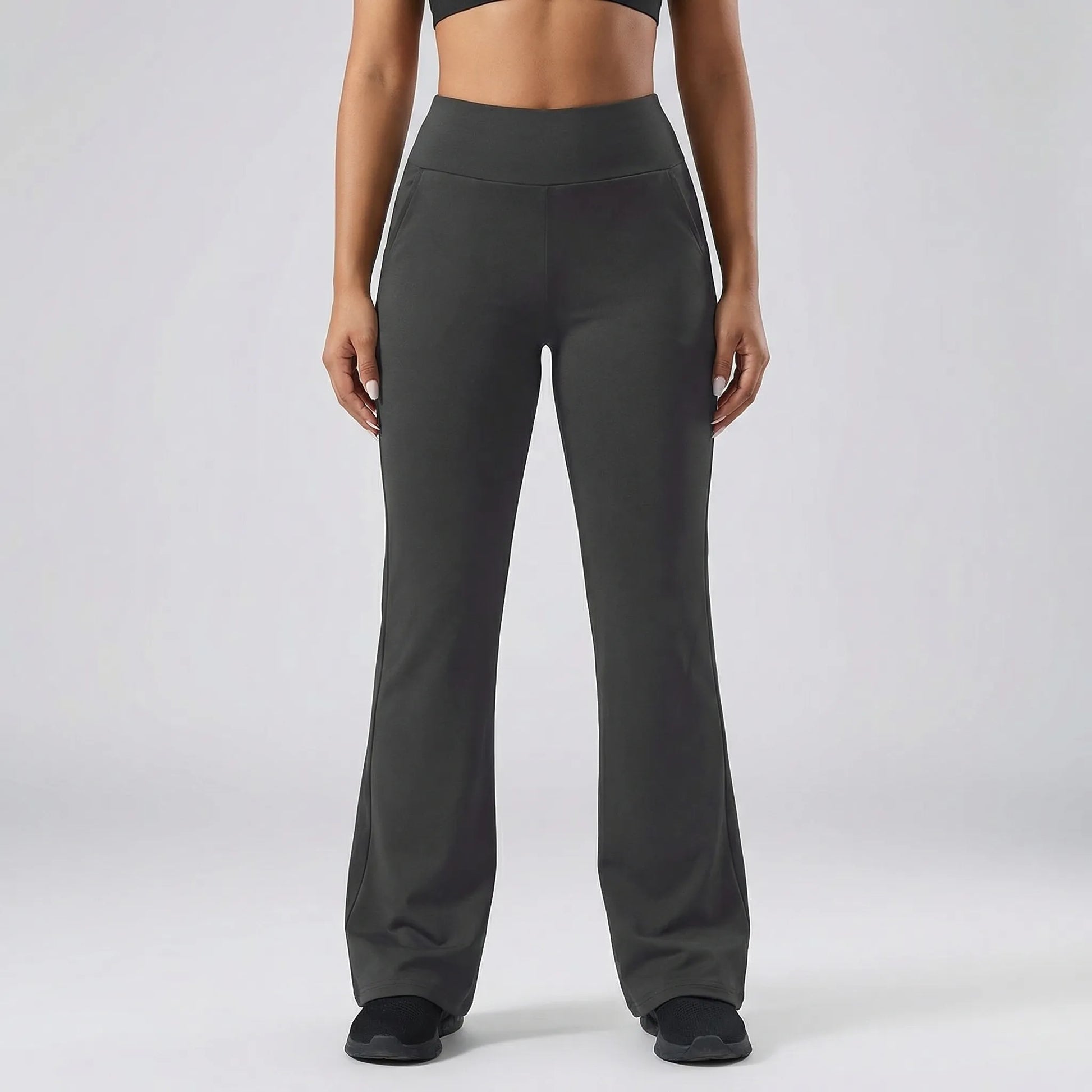 Flarvex | High-Waist Flared Stretch Trouser