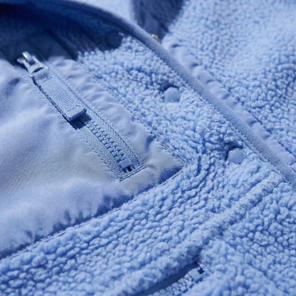 Fleurca - Oversized Sherpa Zip-Up Jacket
