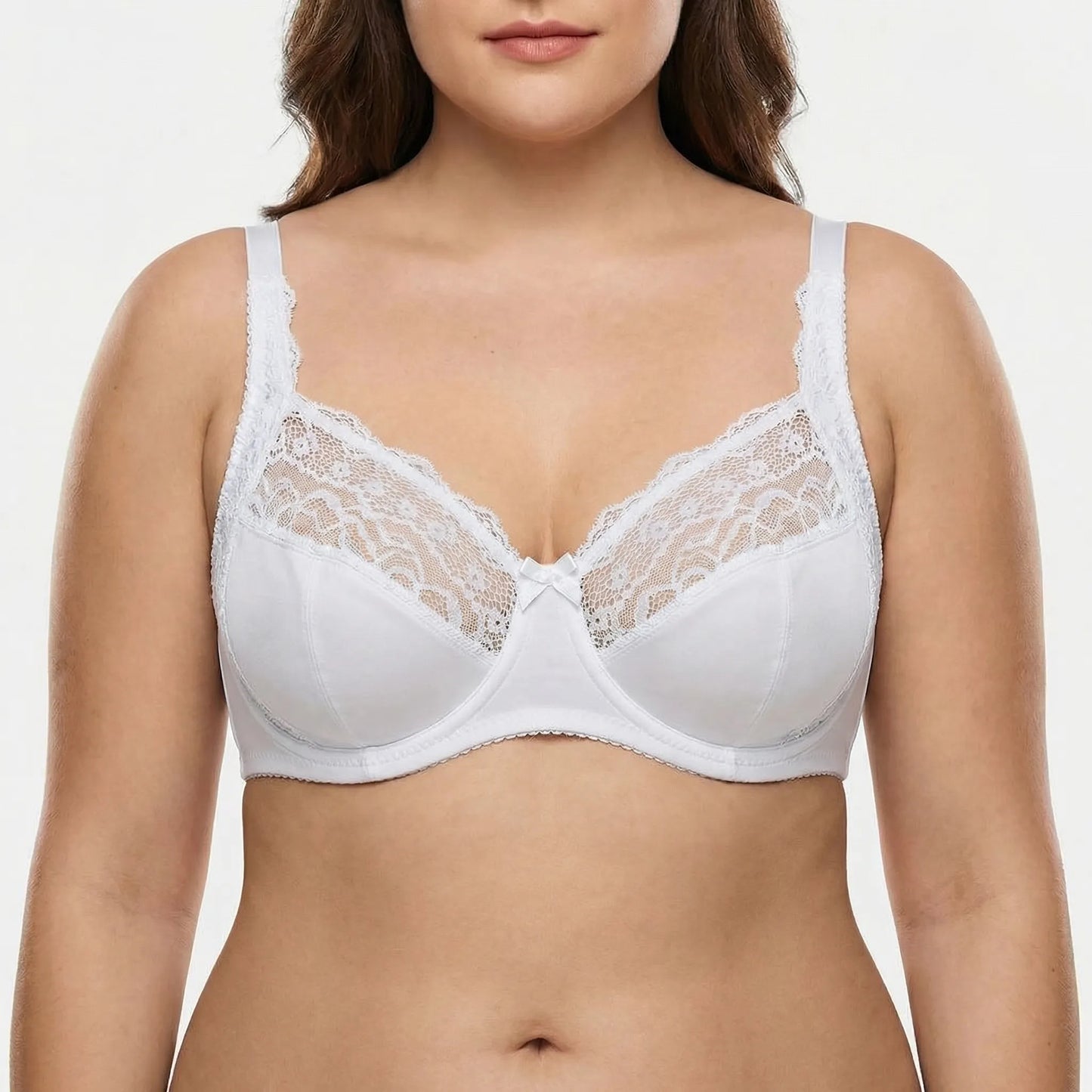Florielle | Floral Lace Underwire Bra Plus Size