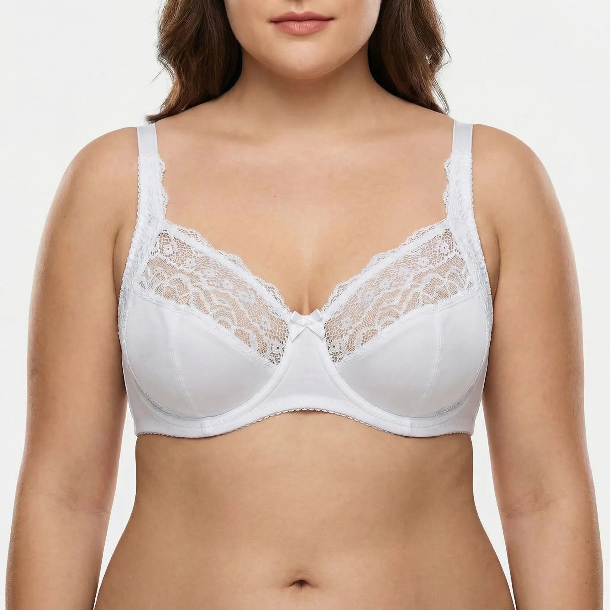 Florielle | Floral Lace Underwire Bra Plus Size