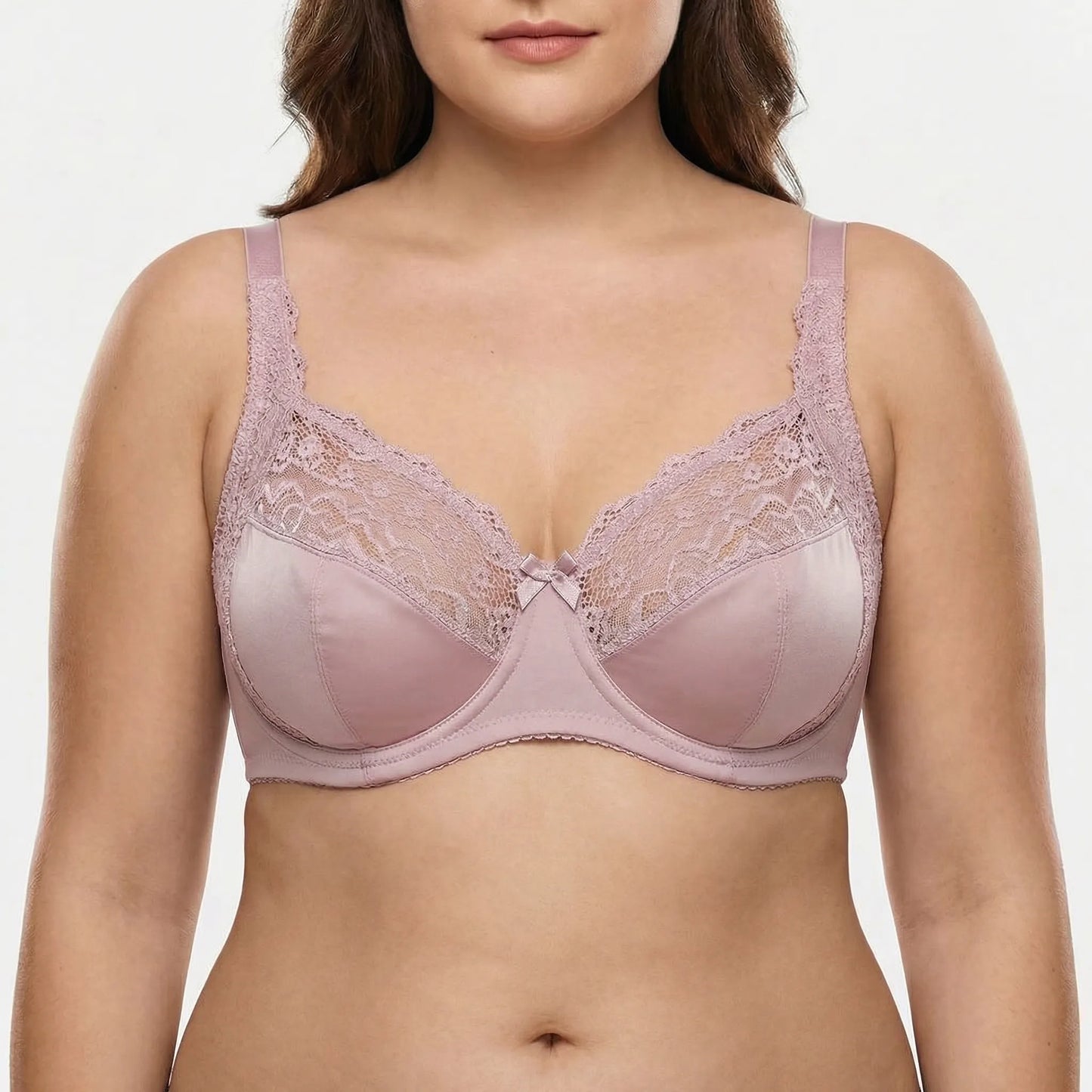 Florielle | Floral Lace Underwire Bra Plus Size