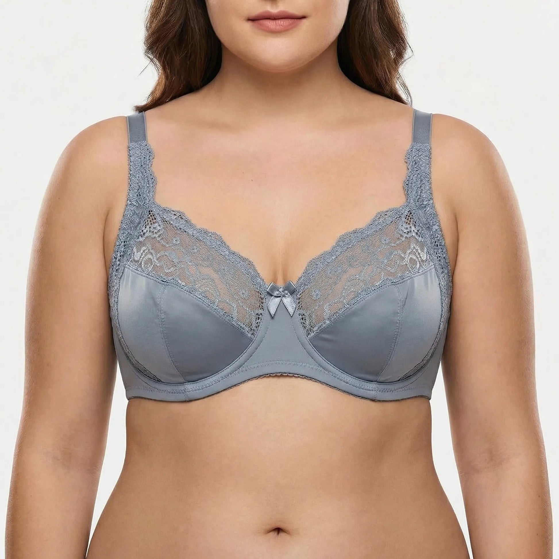 Florielle | Floral Lace Underwire Bra Plus Size