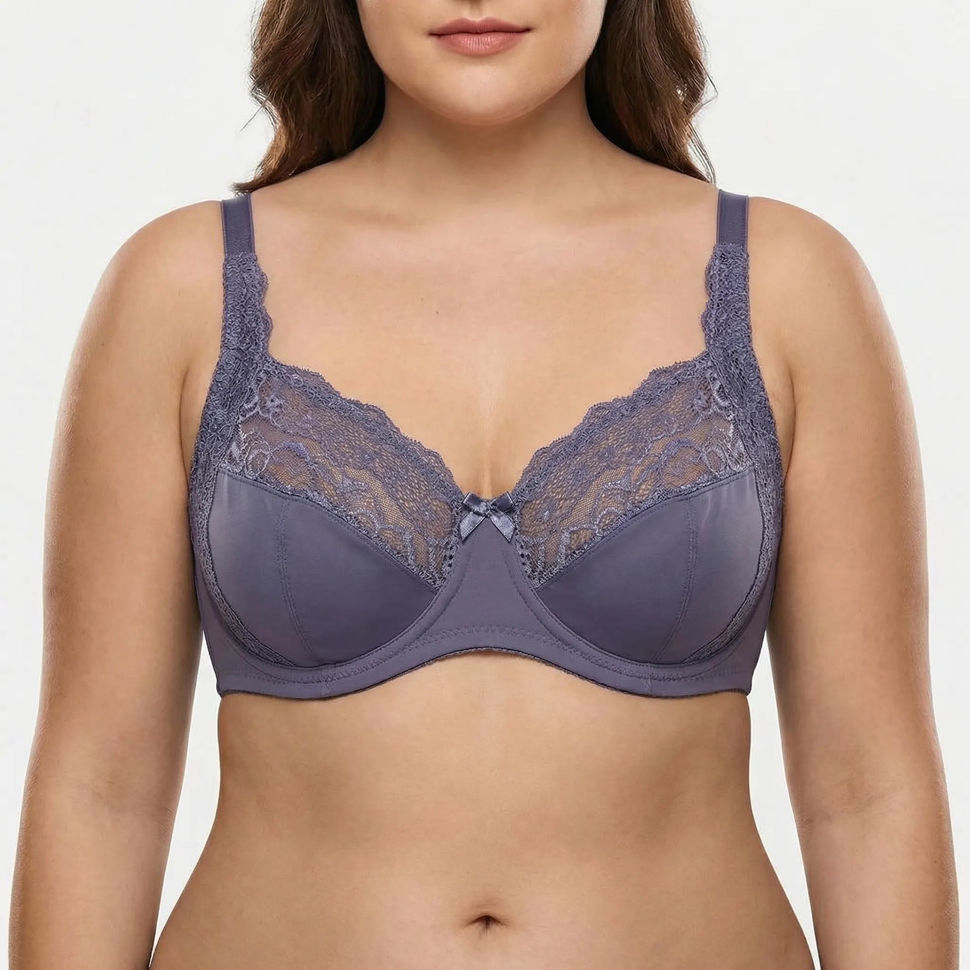 Florielle | Floral Lace Underwire Bra Plus Size