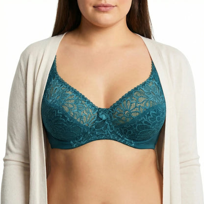 Floriva | Underwire Lace Full-Cup Bra