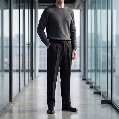 Formalux - Tailored Pleated Dress Trousers