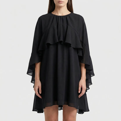 Frillova - Ruffle Sleeve Mini Bodycon Dress