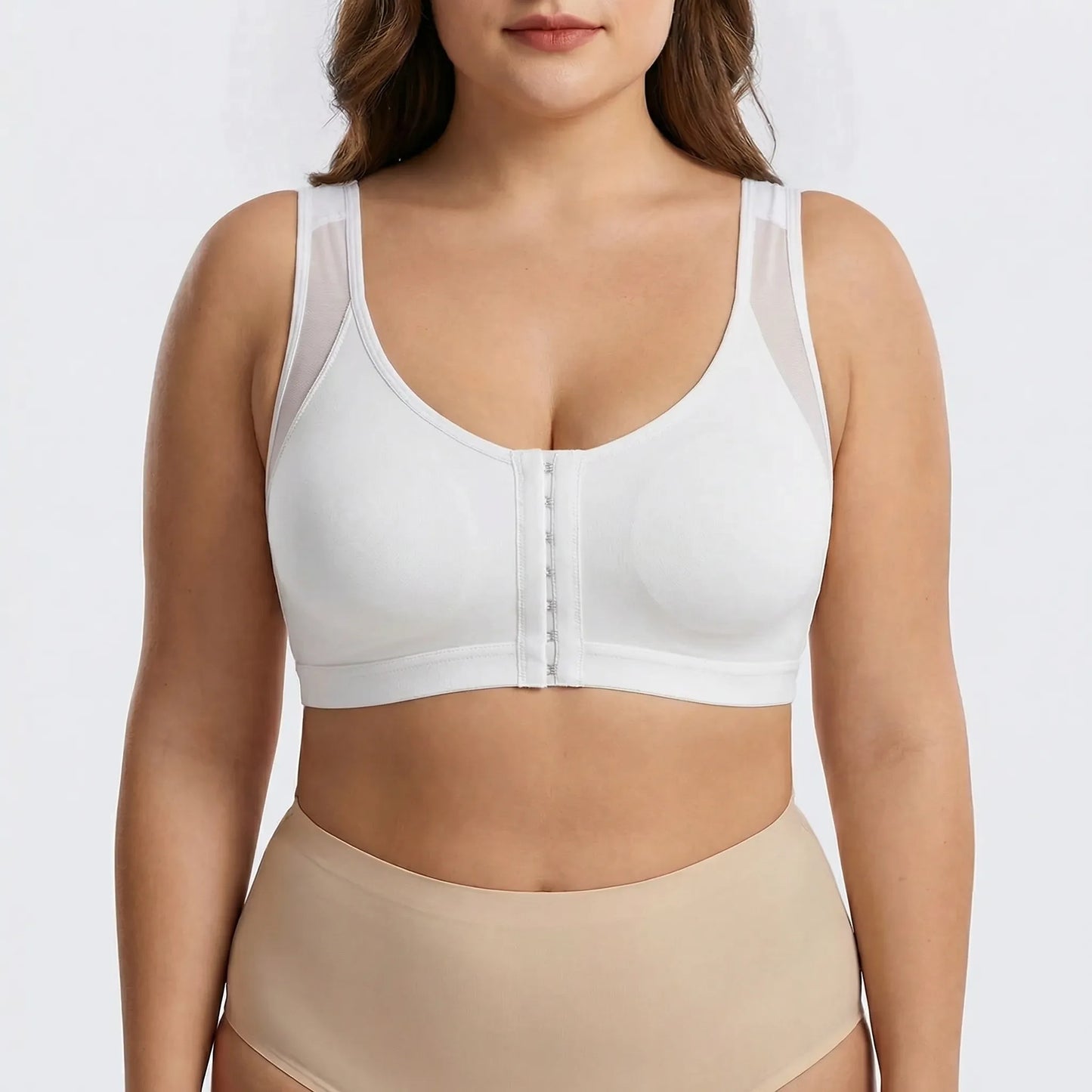 Frontelle | Wire-Free Front-Closure Bralette Vest