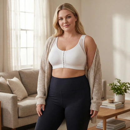 Frontelle | Wire-Free Front-Closure Bralette Vest