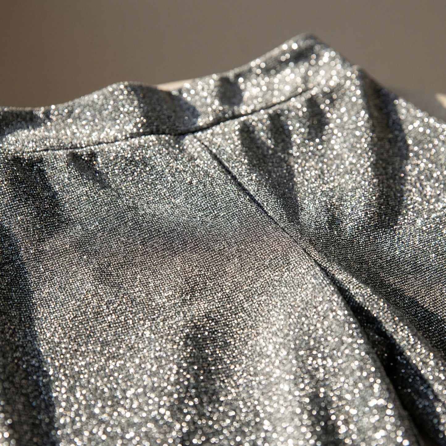 Glamrix | High-Waist Sequin Wide-Leg Trousers