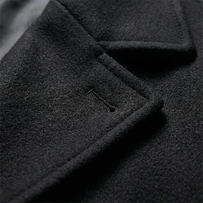 Greyfeld - Long Single-Breasted Tailored Overcoat