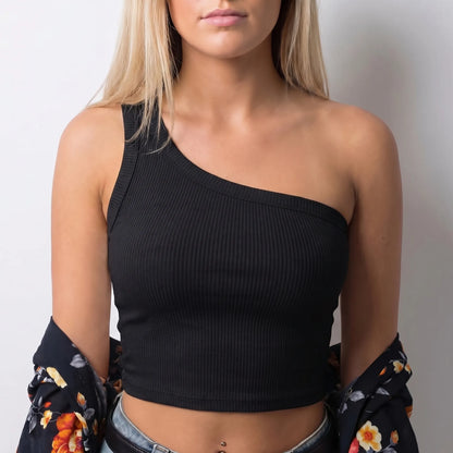 Halvera | Slim Fit Halter Neck Crop Top