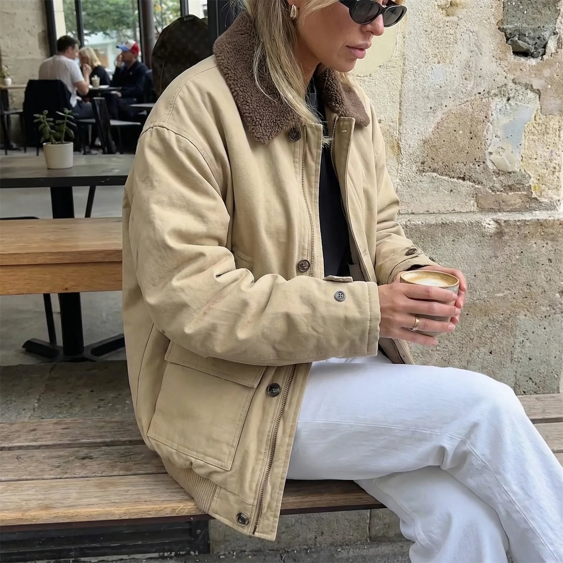 Khaivex - Oversized Zip-Up Streetwear Jacket