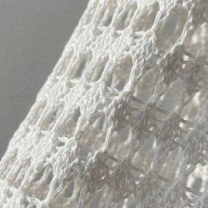 Lacivelle | Open-Knit Long Sleeve Mini Cover-Up