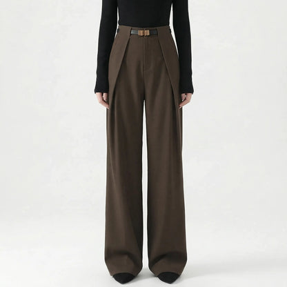 Linova | High-Waist Wide-Leg Tailored Trousers