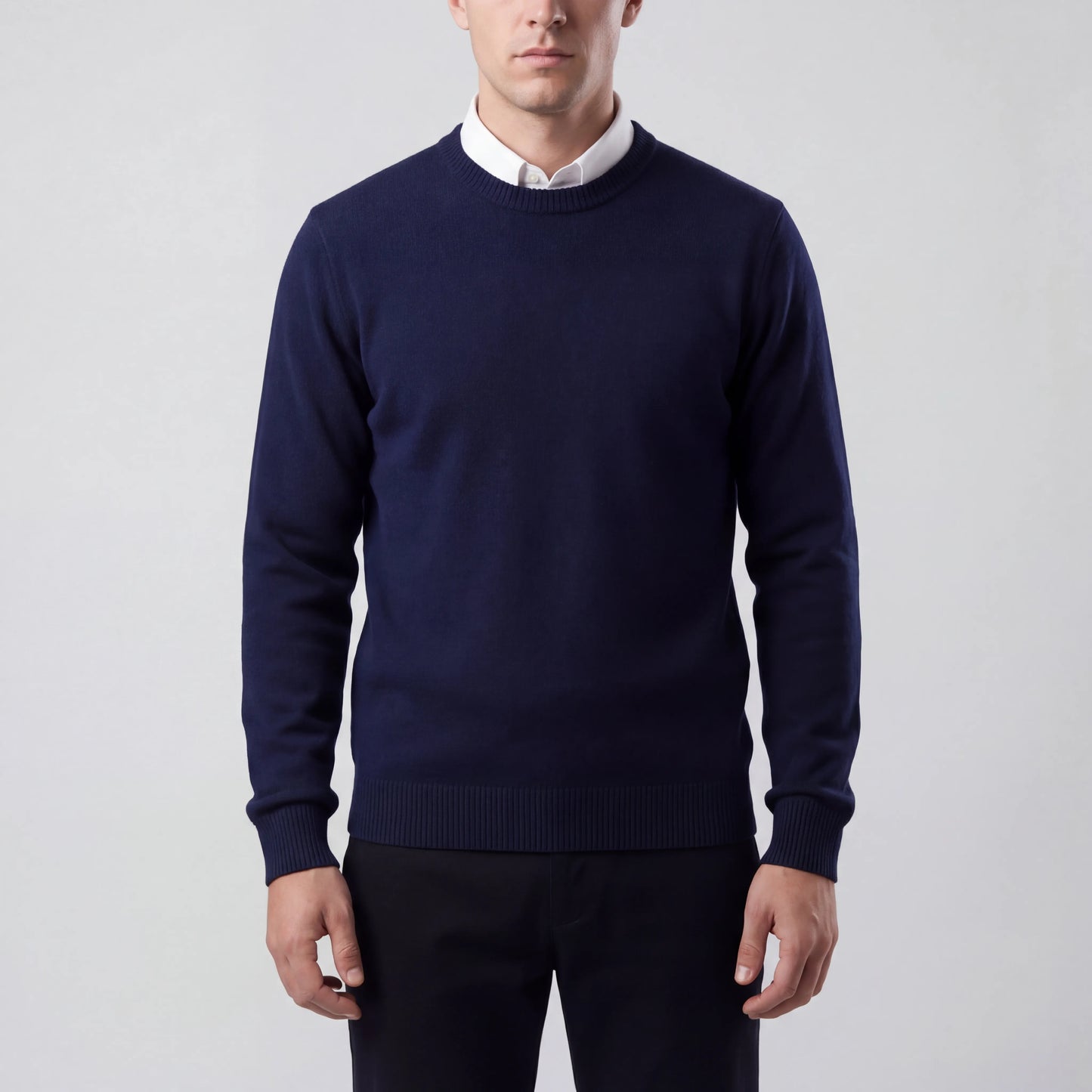 Littoraux - Classic Crew Neck Knit Sweater