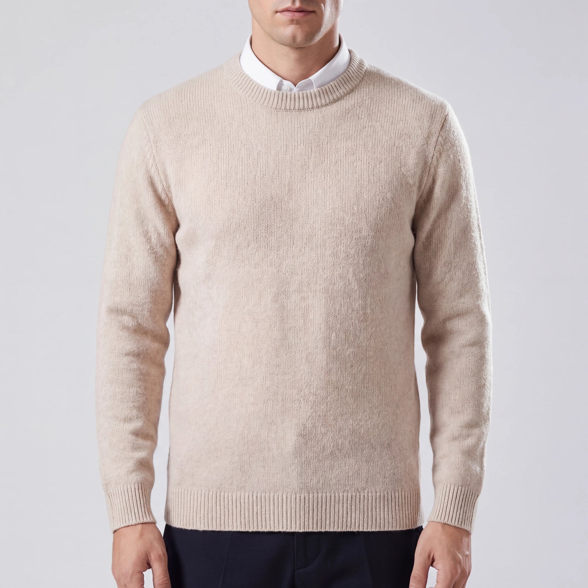 Littoraux - Classic Crew Neck Knit Sweater