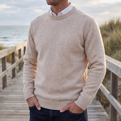 Littoraux - Classic Crew Neck Knit Sweater