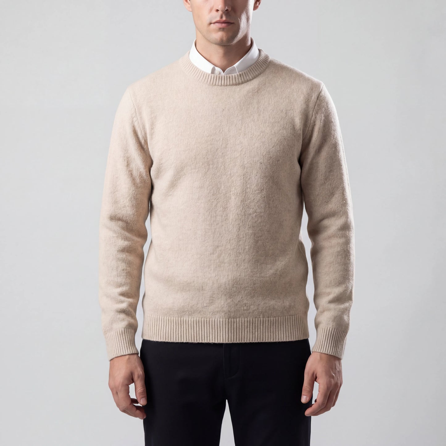 Littoraux - Classic Crew Neck Knit Sweater