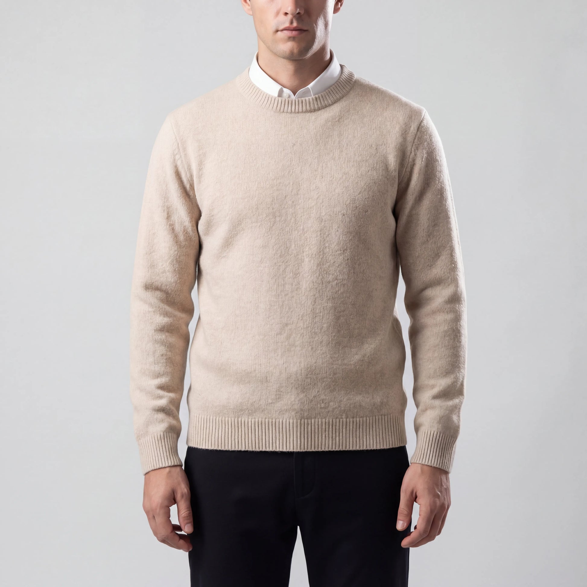 Littoraux - Classic Crew Neck Knit Sweater