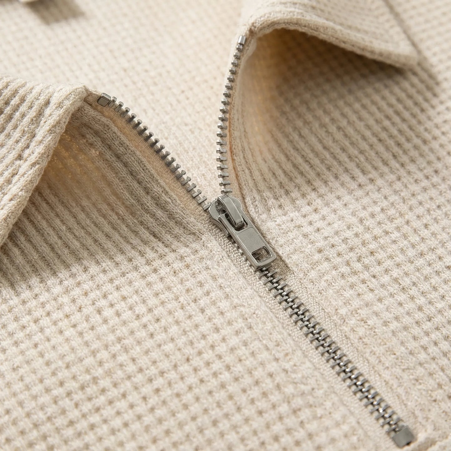 Loundrex - Matching Zip-Neck Polo And Shorts Set