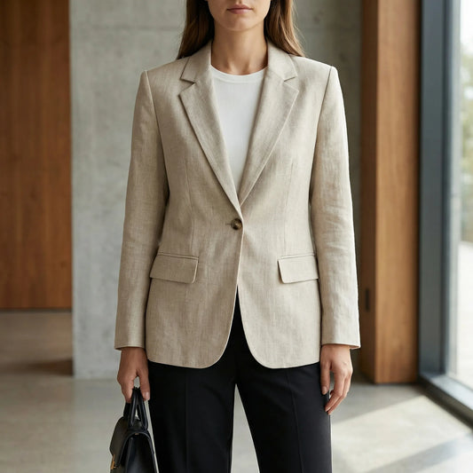 Lourette | Loose Fit Lapel Collar Blazer