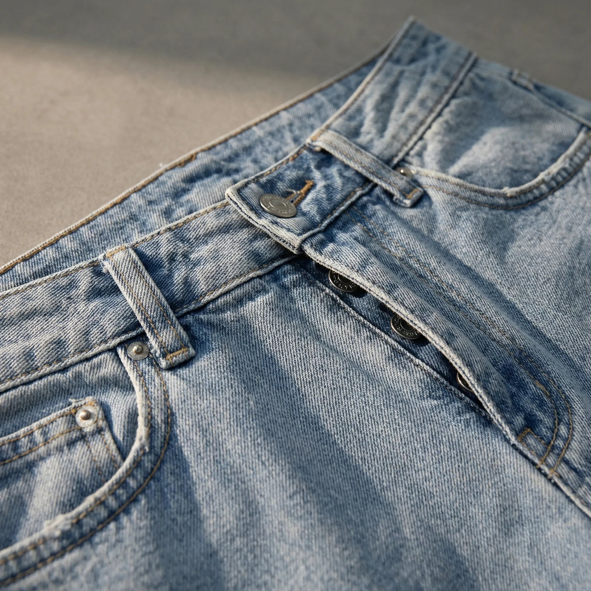 Lowright | Low-Rise Wide-Leg Denim Jeans