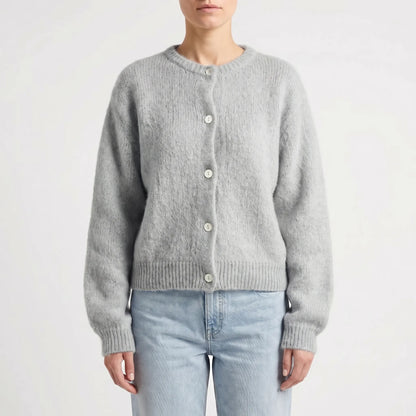 Lumielle | Slim Fit Full-Button Knit Cardigan