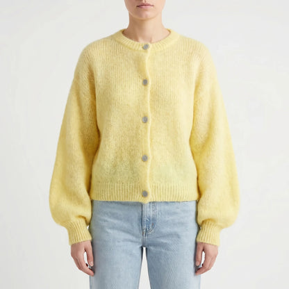 Lumielle | Slim Fit Full-Button Knit Cardigan