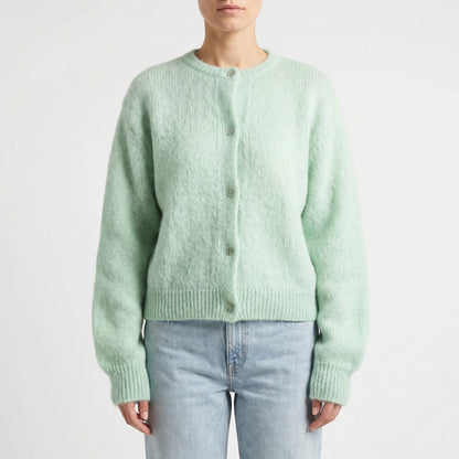 Lumielle | Slim Fit Full-Button Knit Cardigan