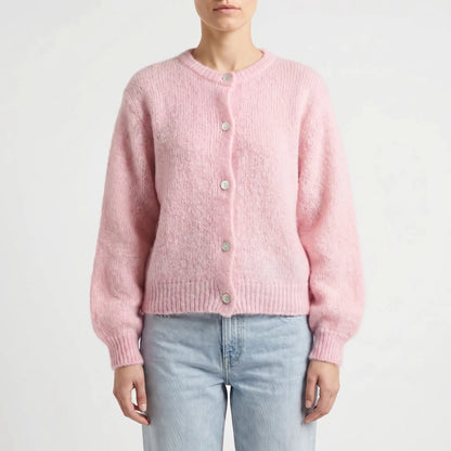 Lumielle | Slim Fit Full-Button Knit Cardigan