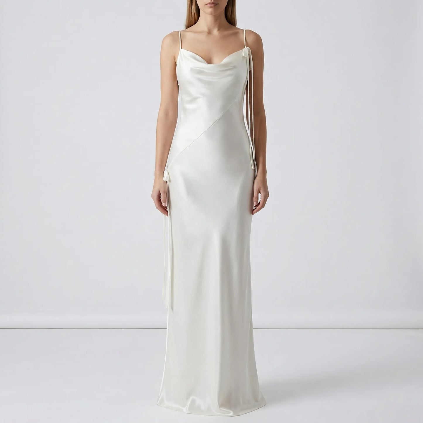 Lumivre - Backless Maxi Slip Dress