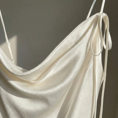 Lumivre - Backless Maxi Slip Dress