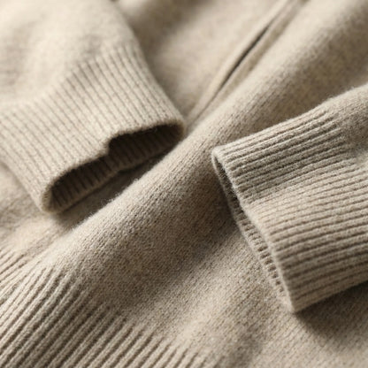 Luxivo - Zip-Up Knit Jacket And Jogger Set
