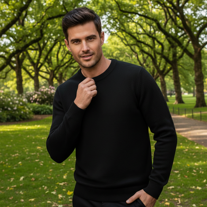 Men's Soft Cotton Sweater | Timeless Classic Design