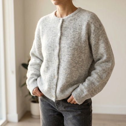 Merlova | Slim Fit Button-Front Knit Cardigan
