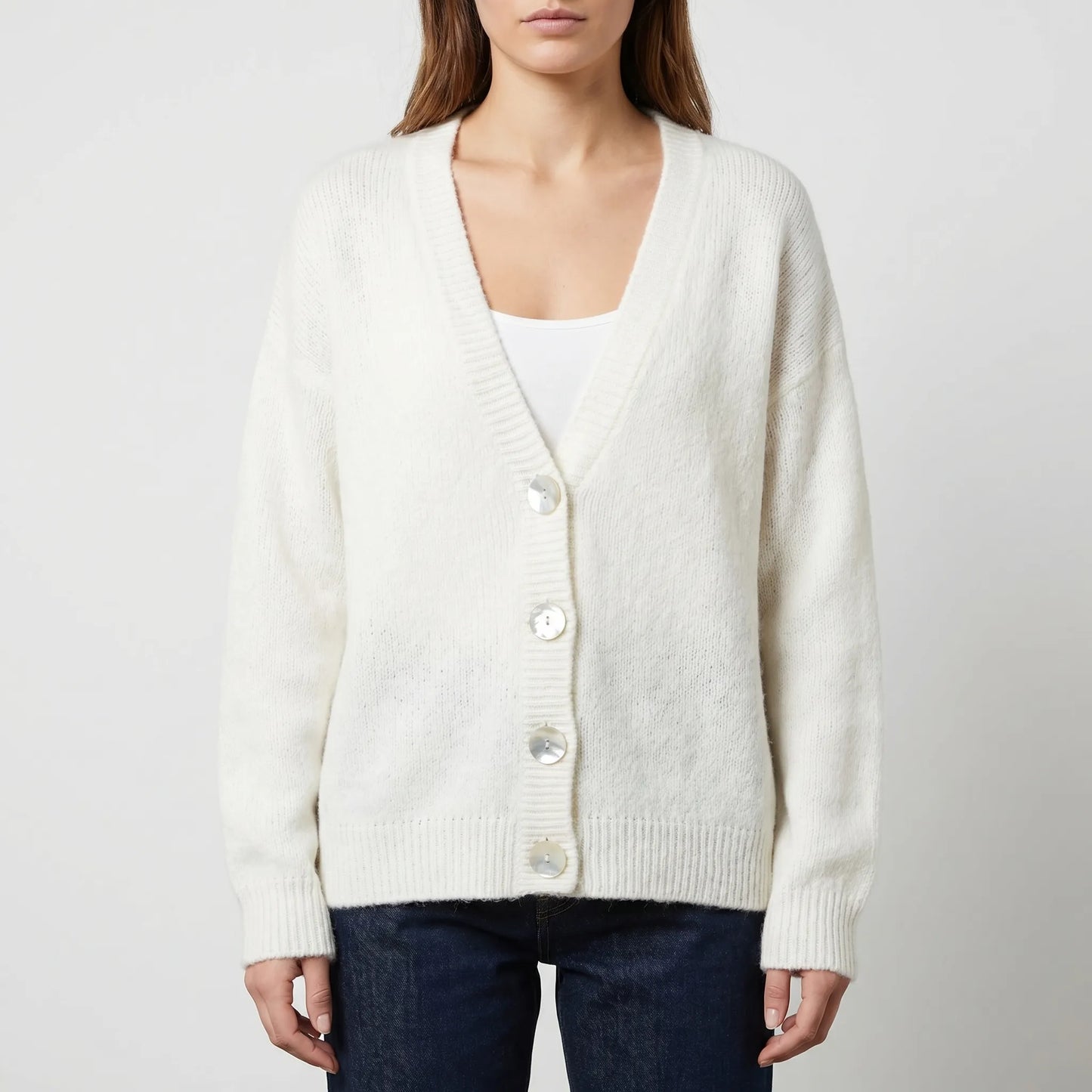 Merlova | Slim Fit Button-Front Knit Cardigan