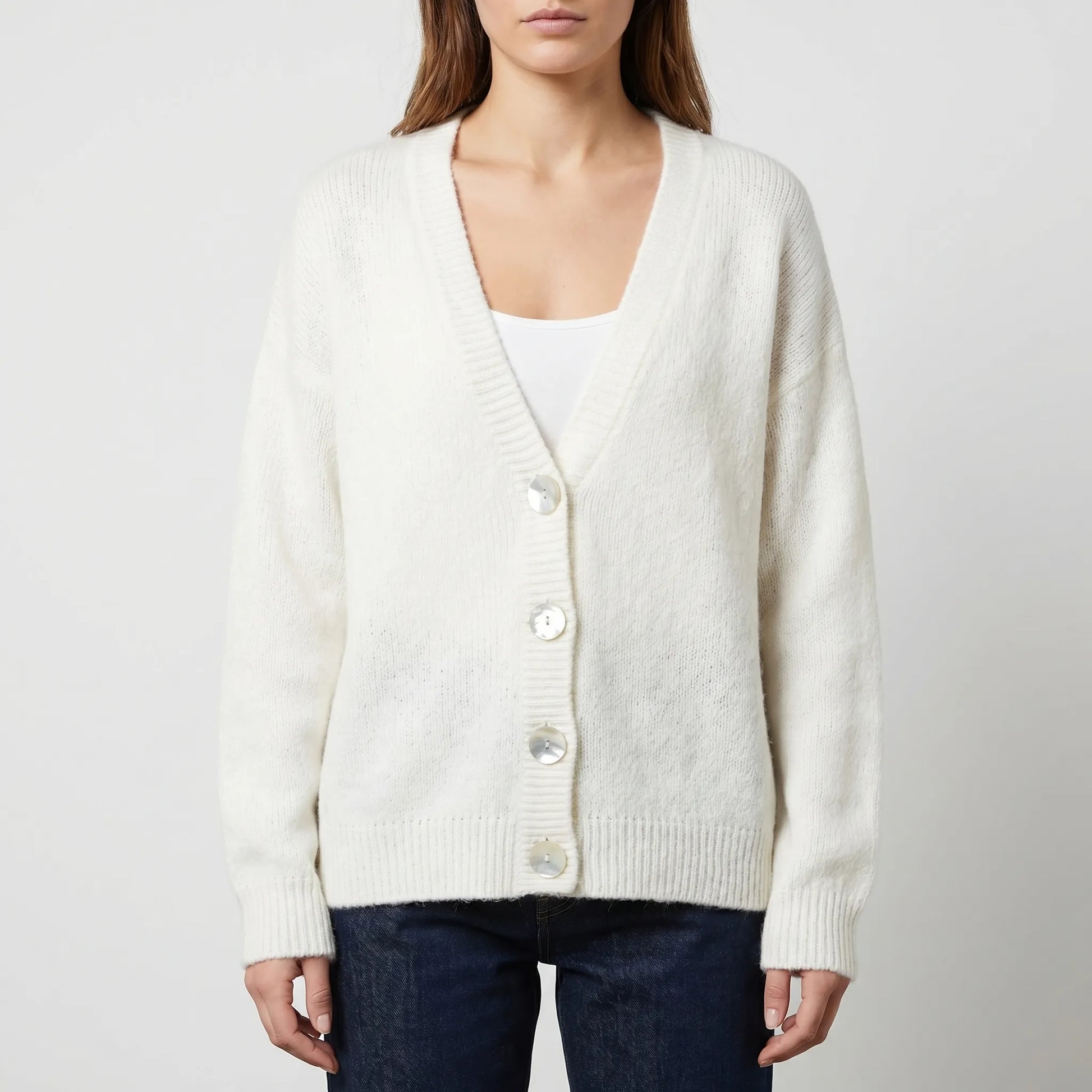 Merlova | Slim Fit Button-Front Knit Cardigan