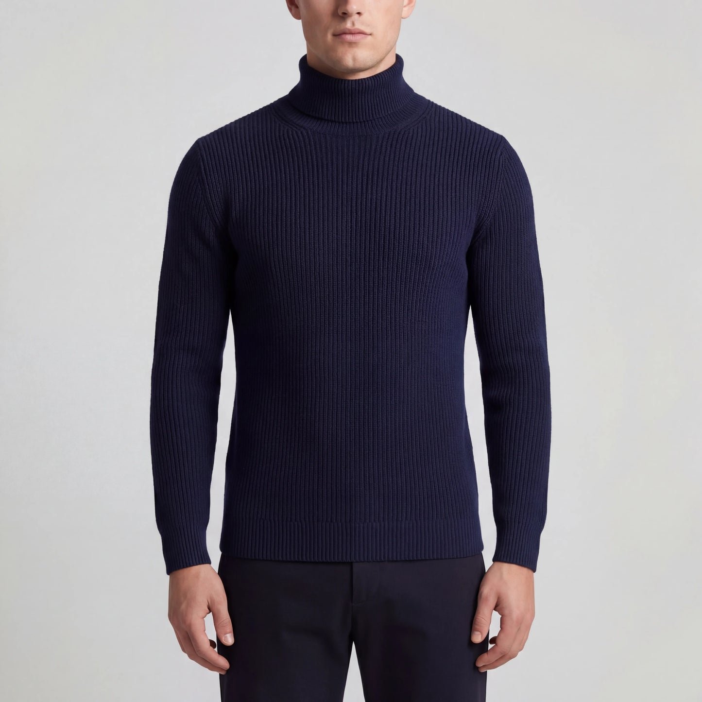 Mervolo - Slim-Fit Merino Turtleneck Sweater