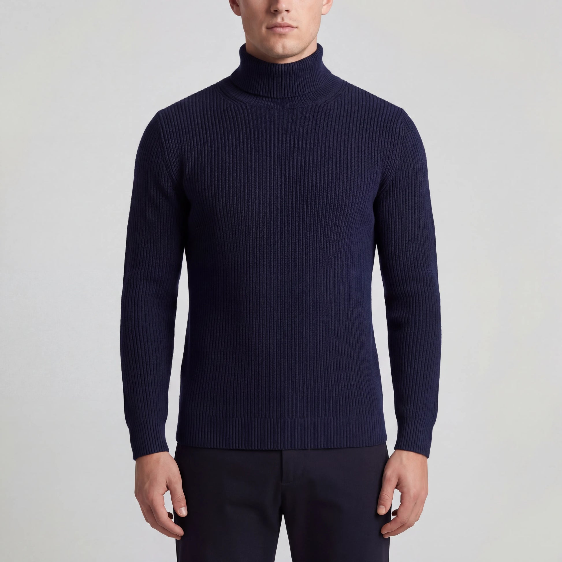 Mervolo - Slim-Fit Merino Turtleneck Sweater