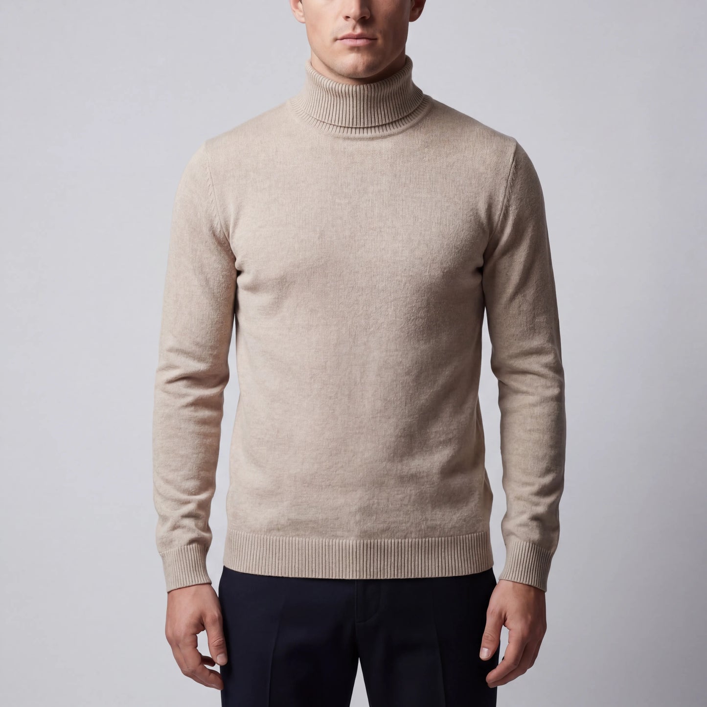 Mervolo - Slim-Fit Merino Turtleneck Sweater